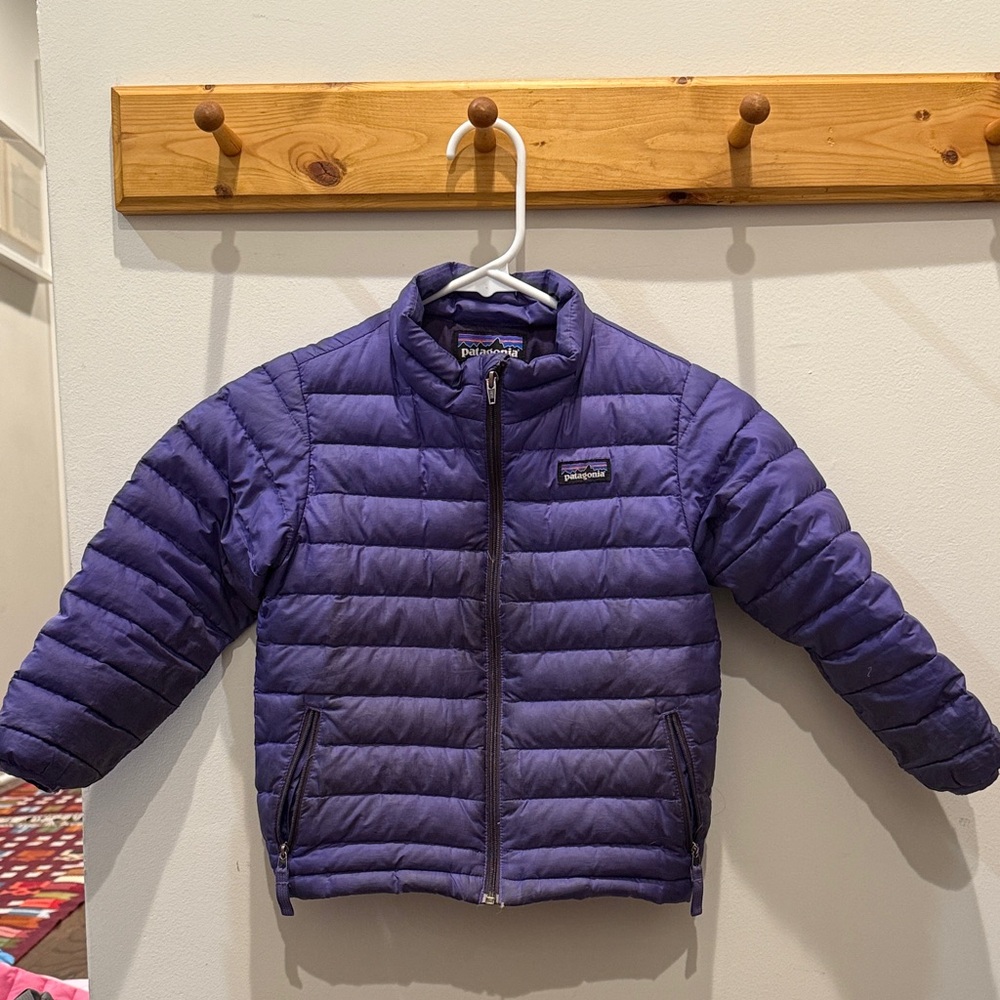 Patagonia Kids Puffer Jacket in Vibrant Purple